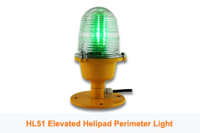 Elevated TLOF Heliport Perimeter Light 